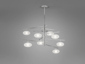 DOLCE L 105 x 65 - Metal pendant lamp _ Metal Lux